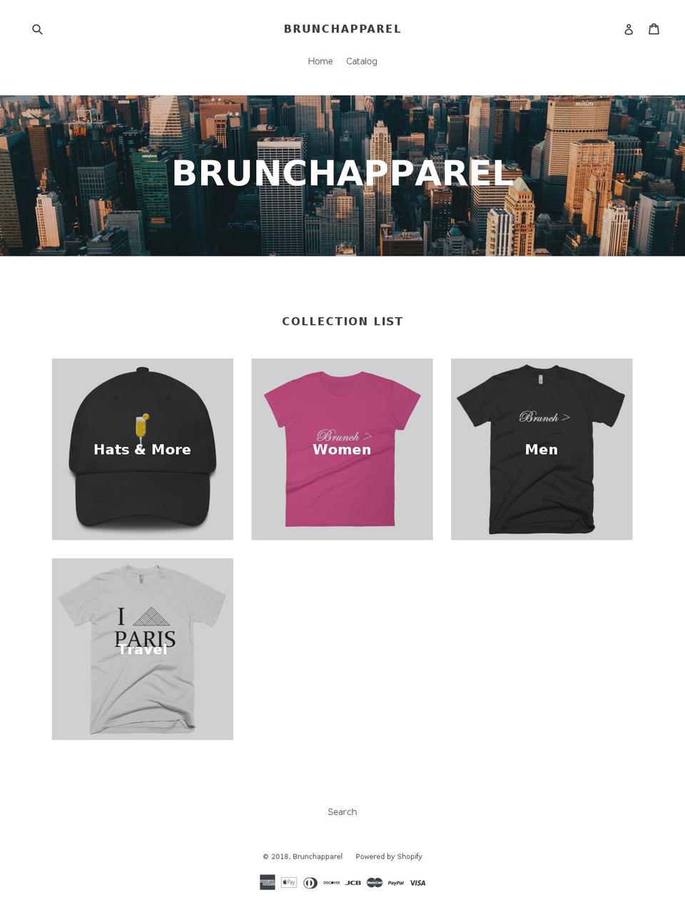 brunchapparel.com — Shopify storefront screenshot
