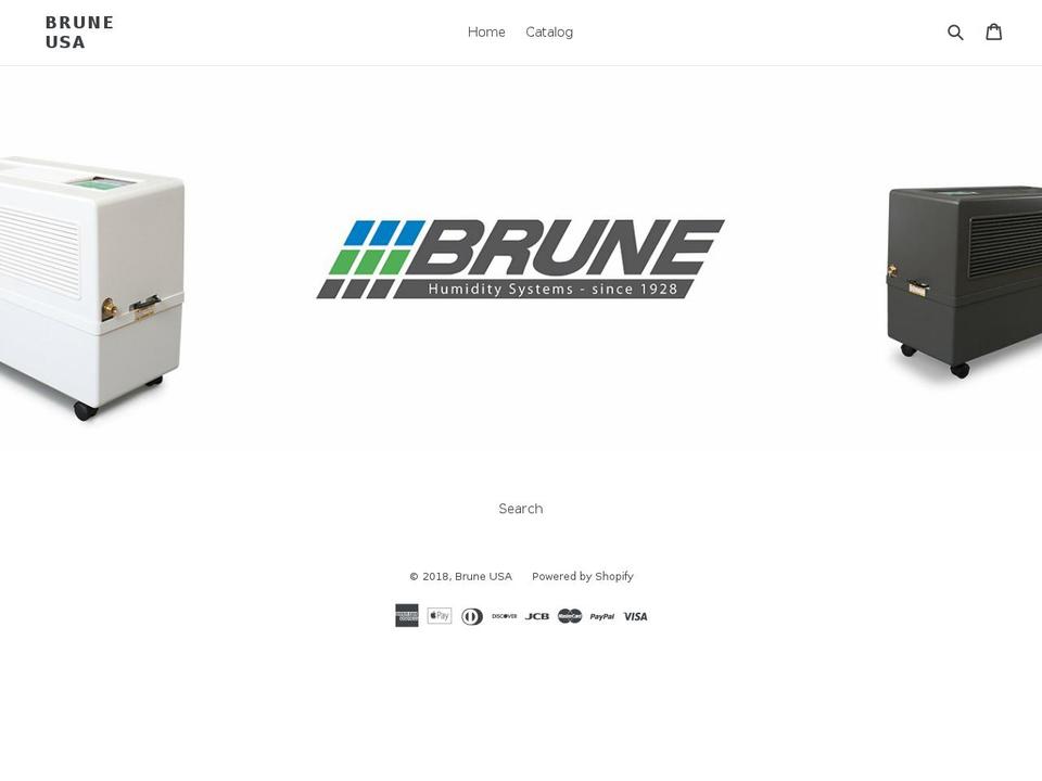 bruneusa.com — Shopify storefront screenshot