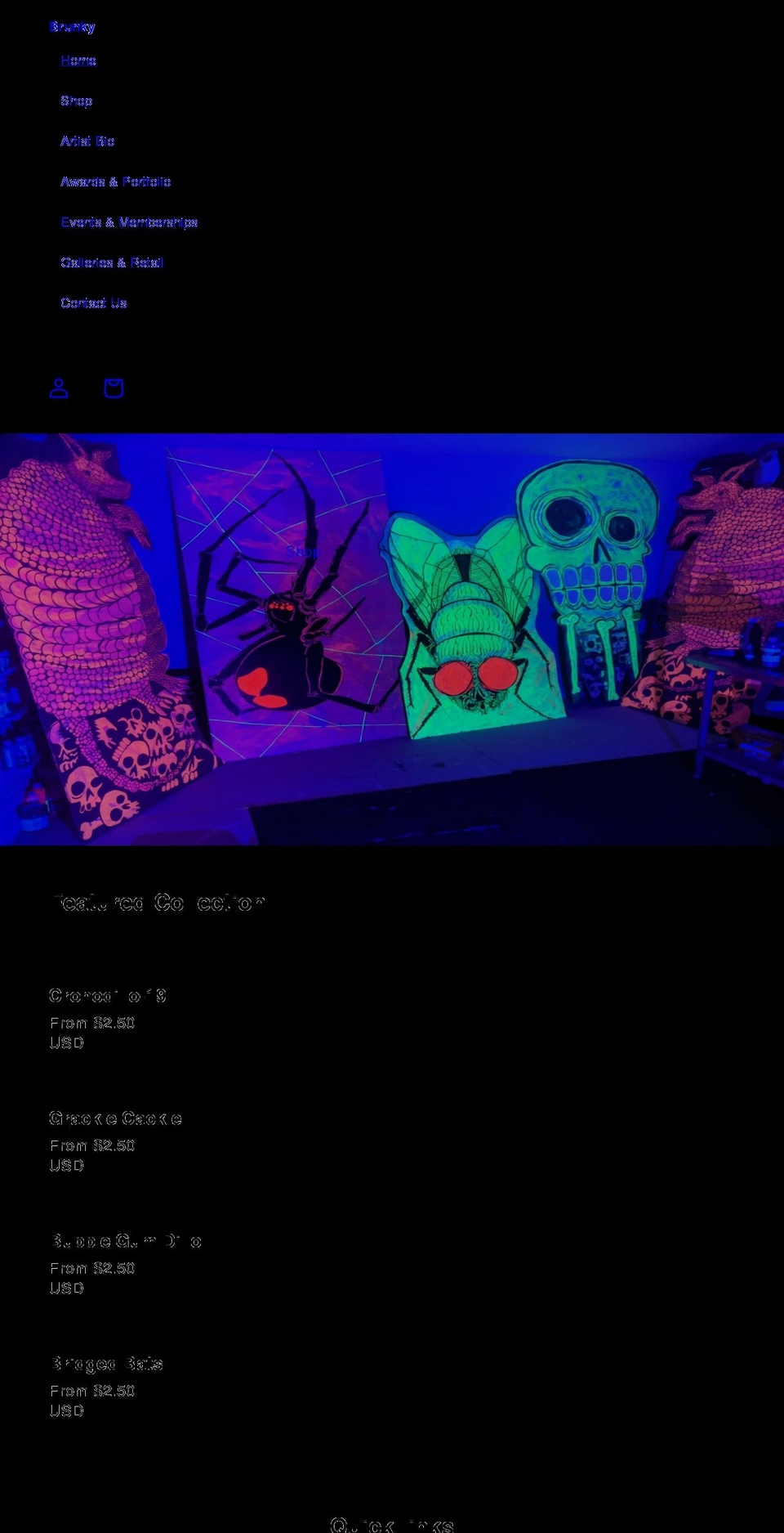 brunky.com shopify website screenshot