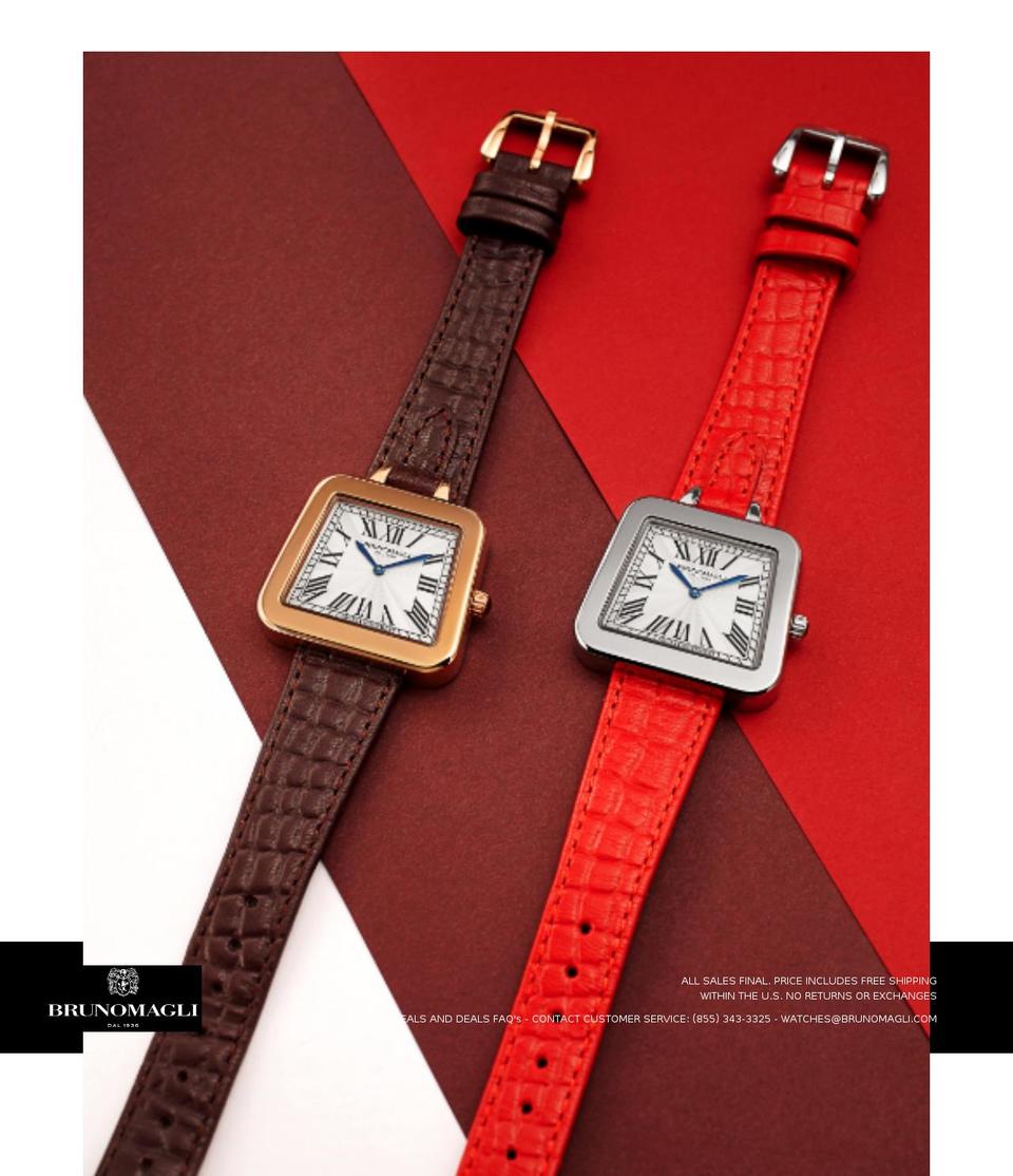 brunomagliwatches.com — Shopify storefront screenshot