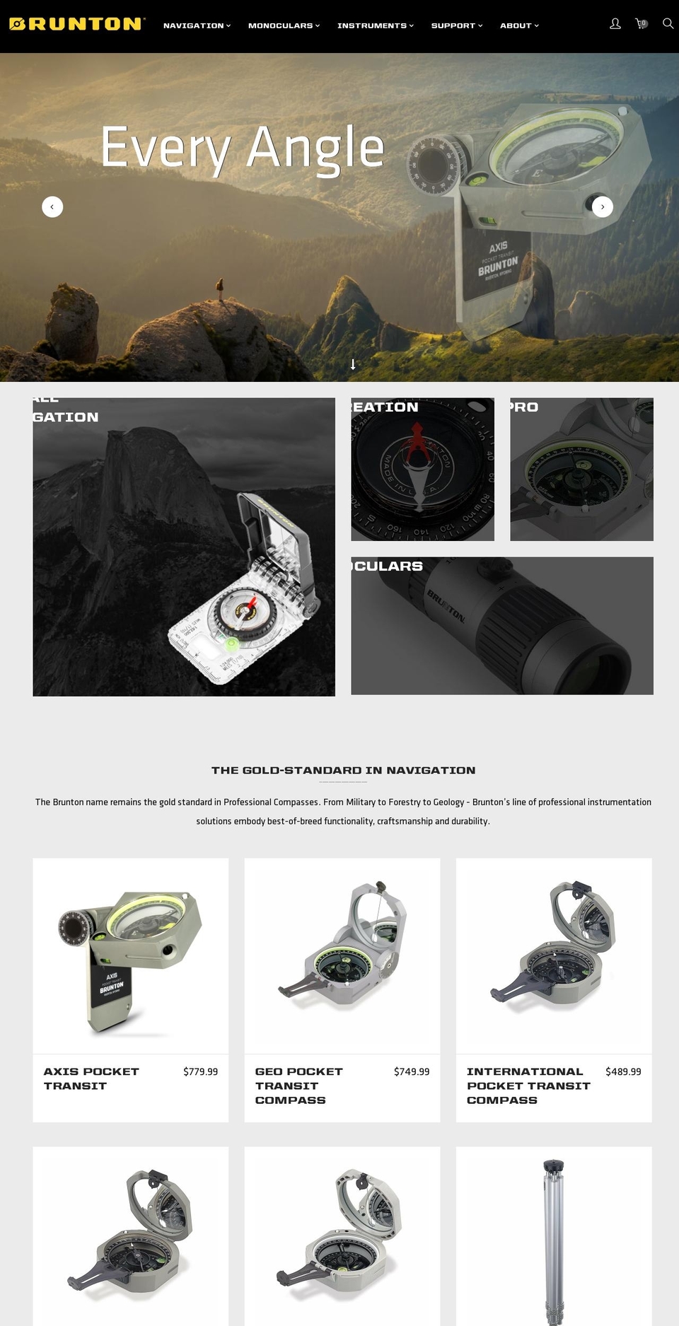 bruntoneurope.com shopify website screenshot