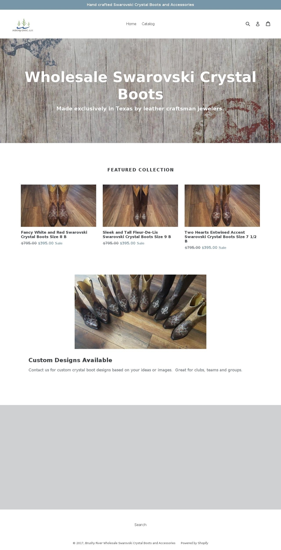 brushyriver.com shopify website screenshot