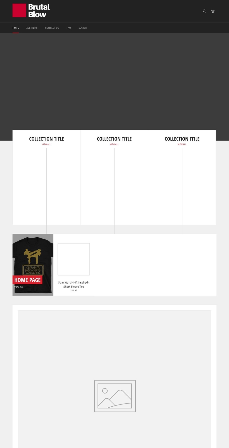 brutalblow.com — Shopify storefront screenshot