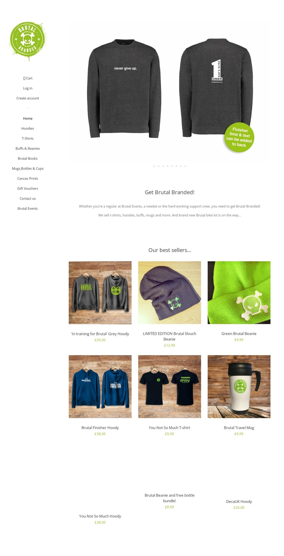 brutalbranded.com — Shopify storefront screenshot
