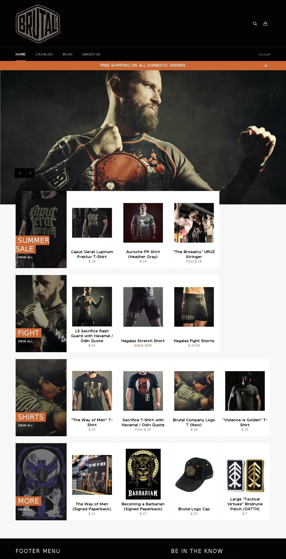 brutalco.myshopify.com — Shopify storefront screenshot