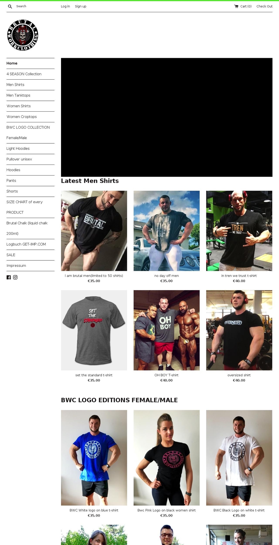 brutalworkclothing.com shopify website screenshot