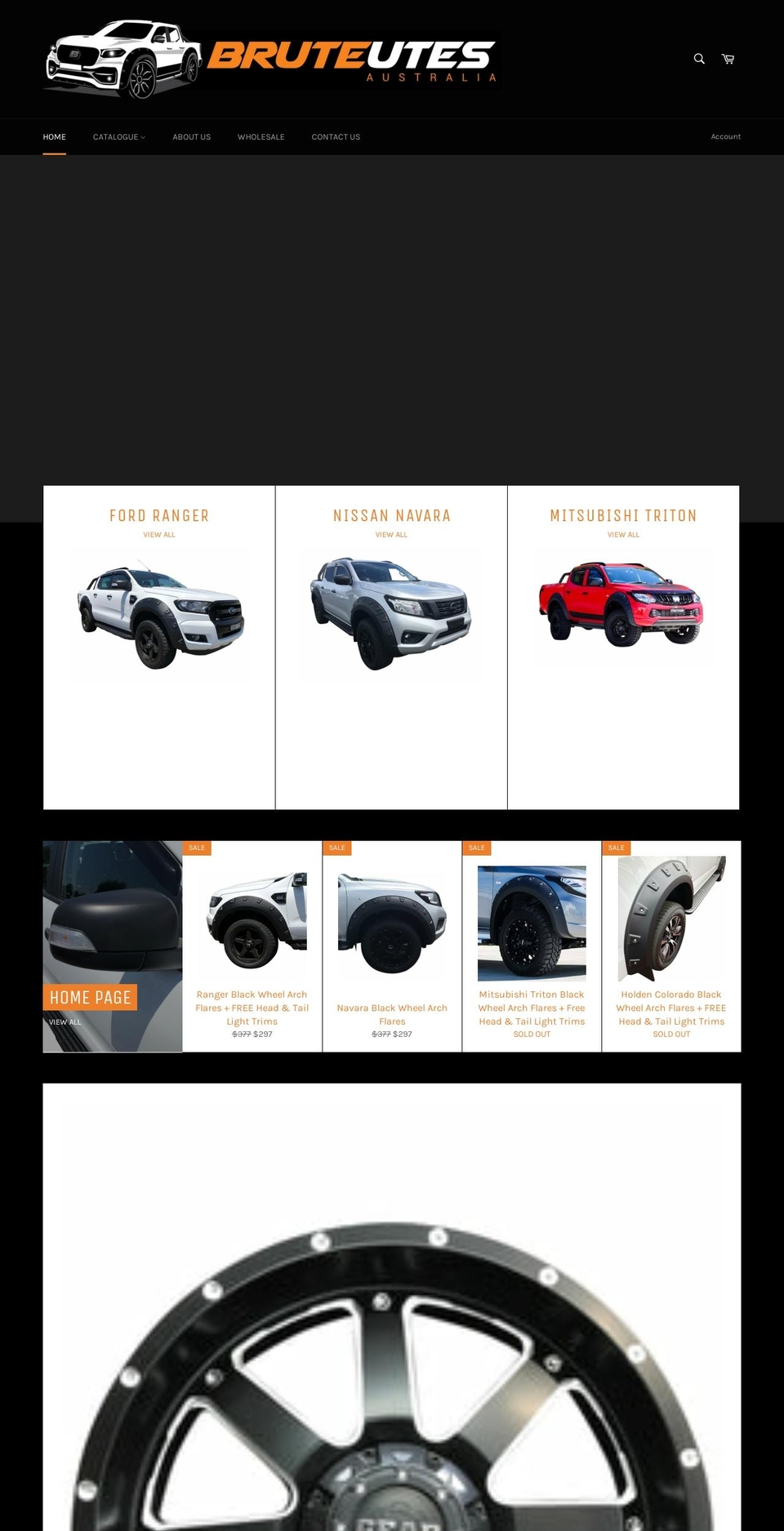 bruteutesaustralia.com.au shopify website screenshot