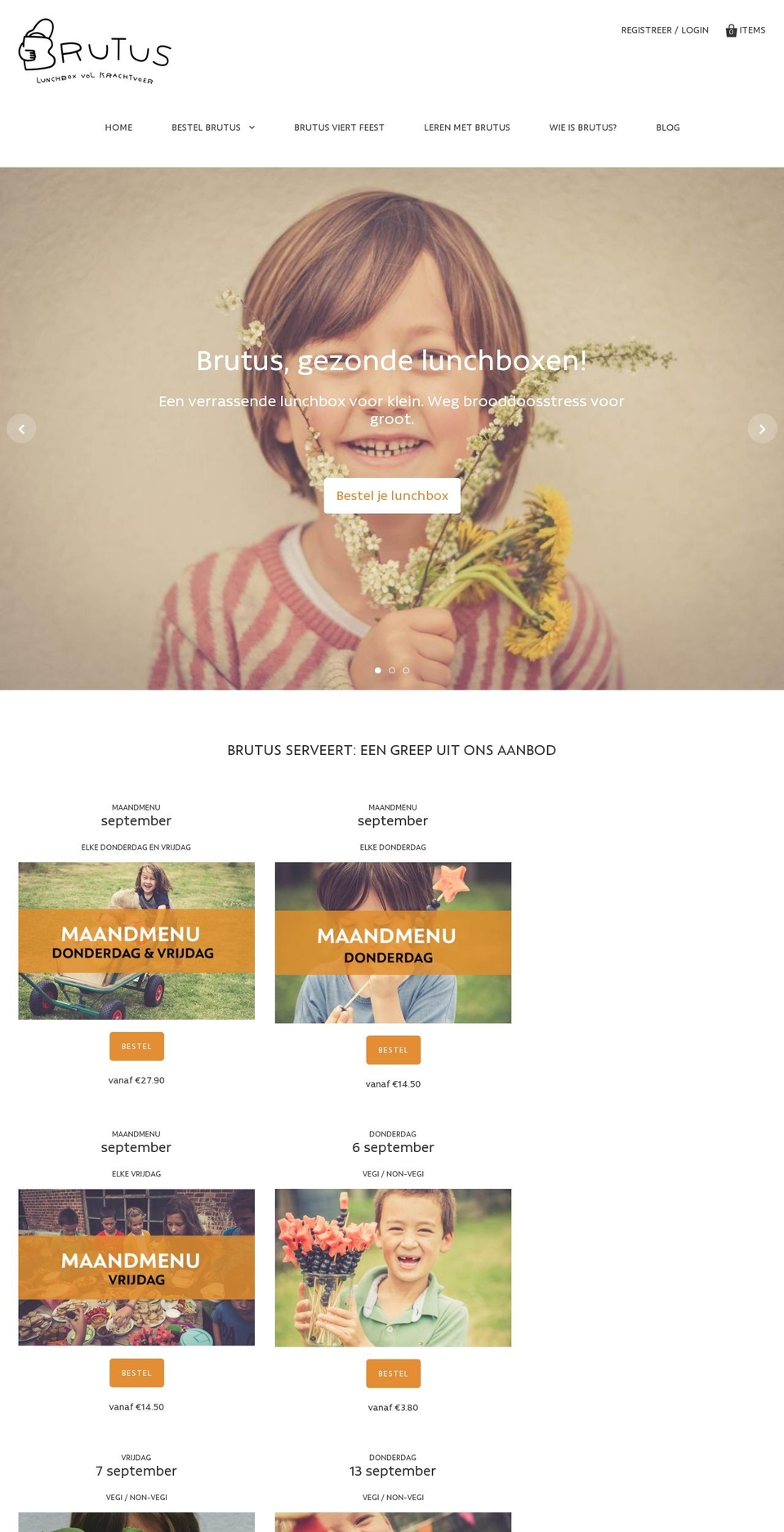 brutus.gent shopify website screenshot