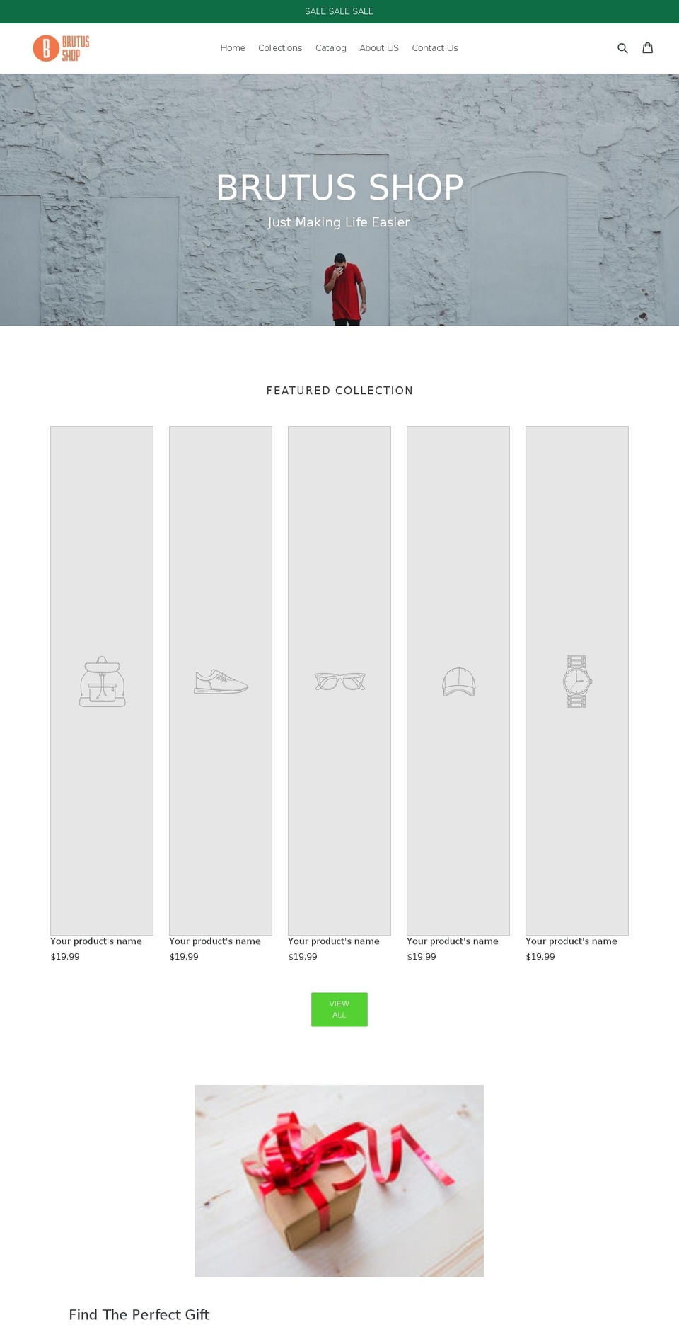 brutusshop.com — Shopify storefront screenshot