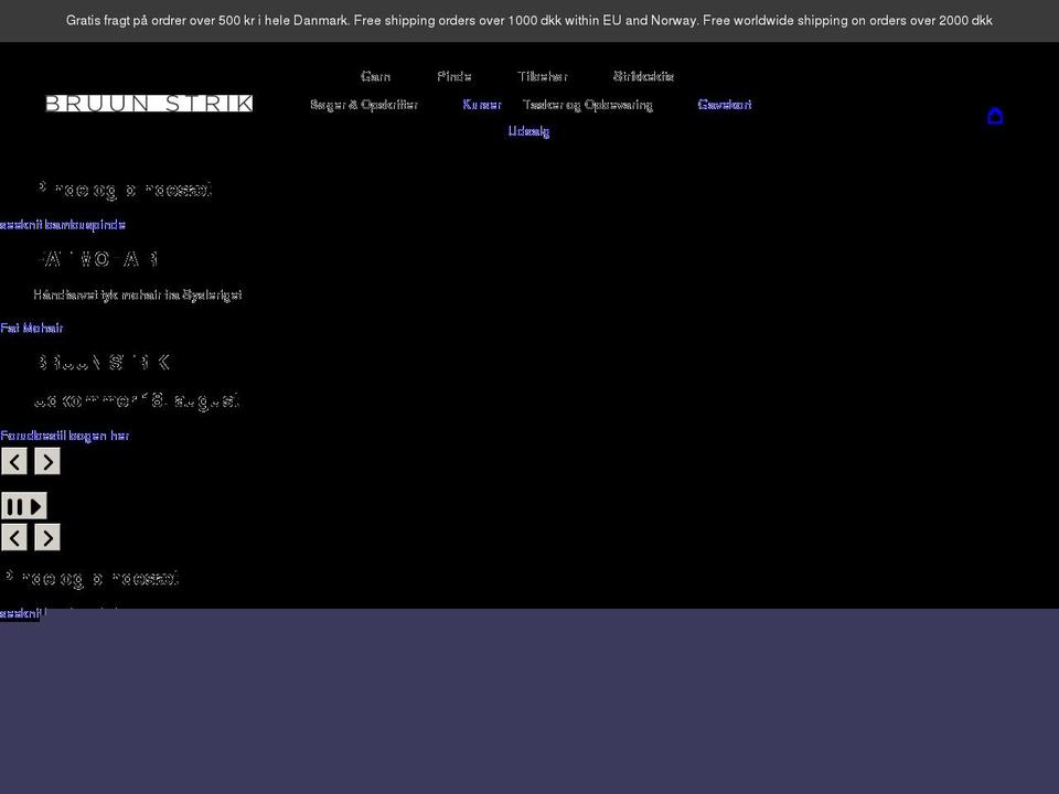 bruunstrik.com shopify website screenshot