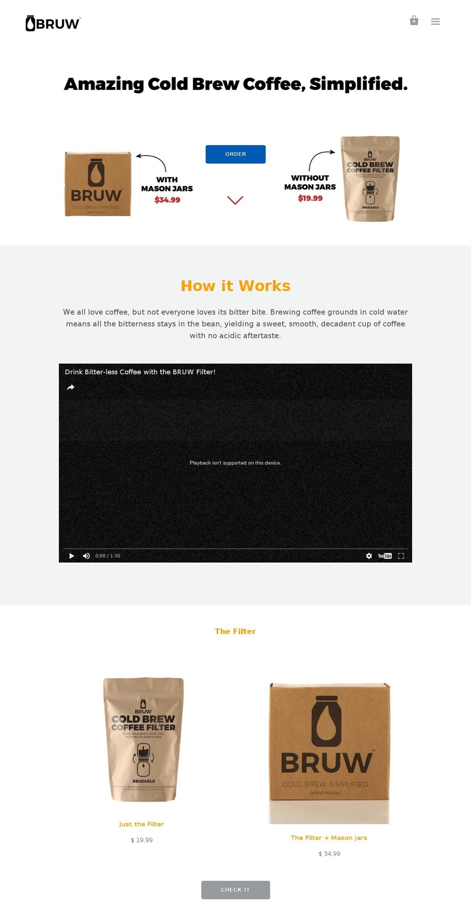 bruw.net shopify website screenshot