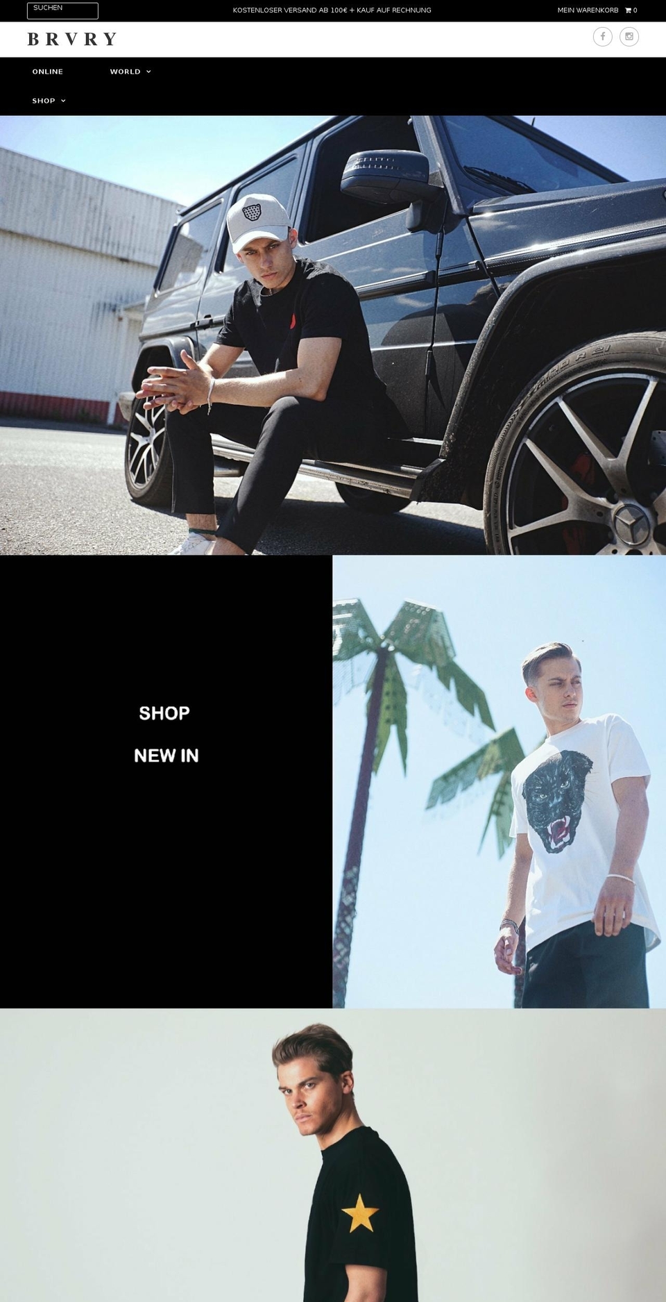 brvry.com — Shopify storefront screenshot