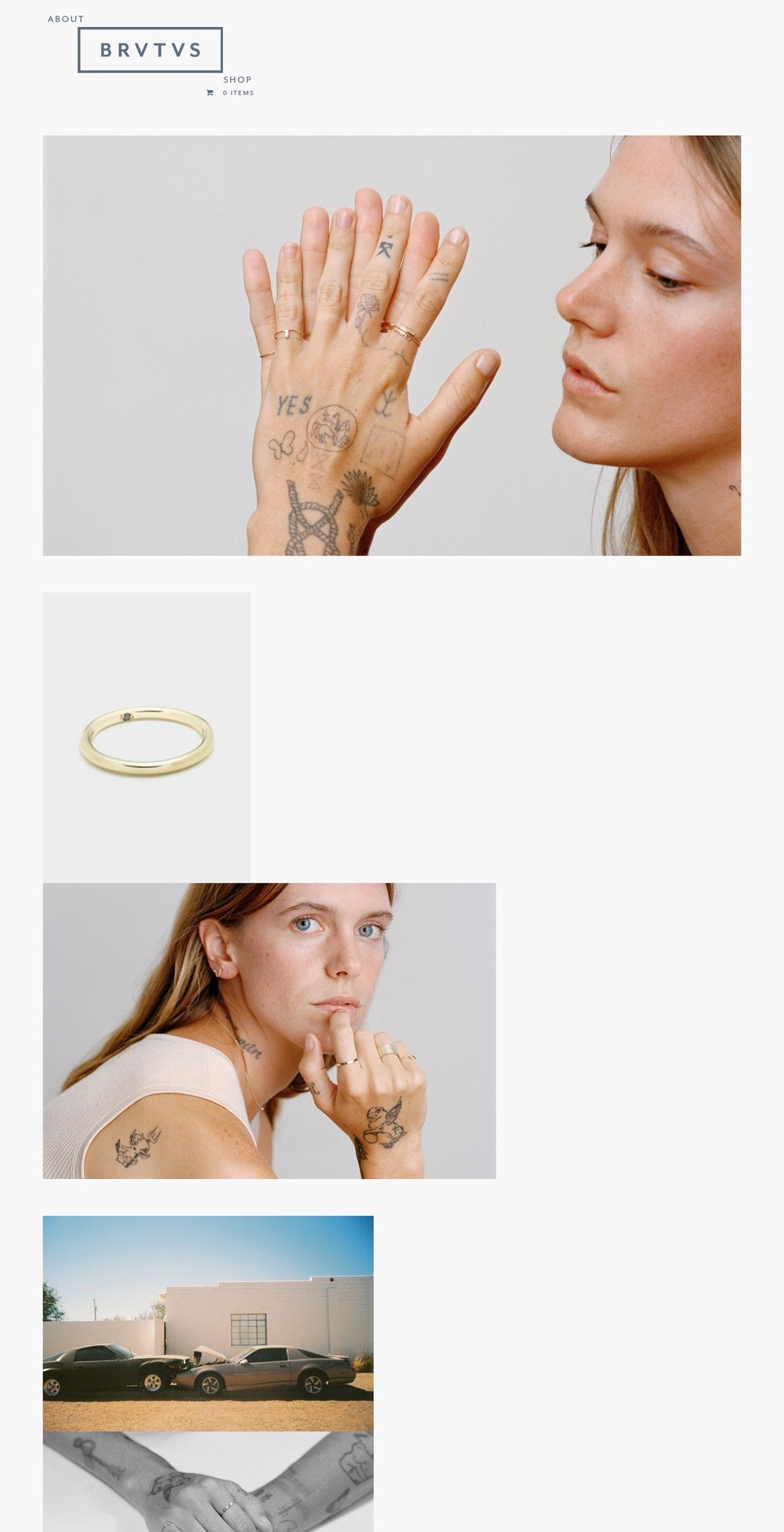 brvtvs.com shopify website screenshot