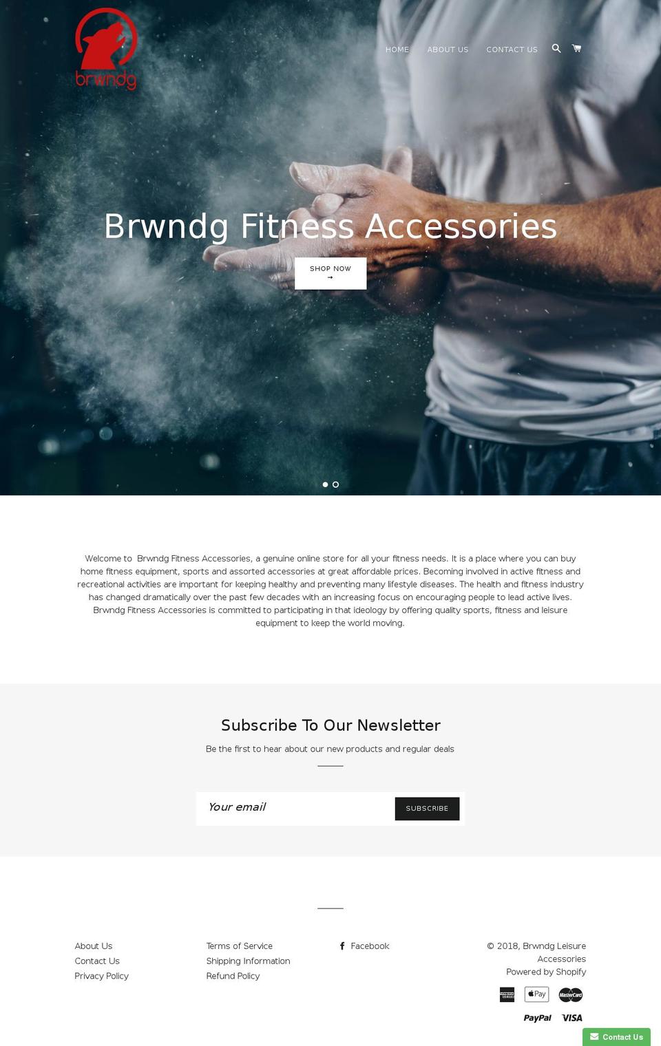 brwndg.com — Shopify storefront screenshot