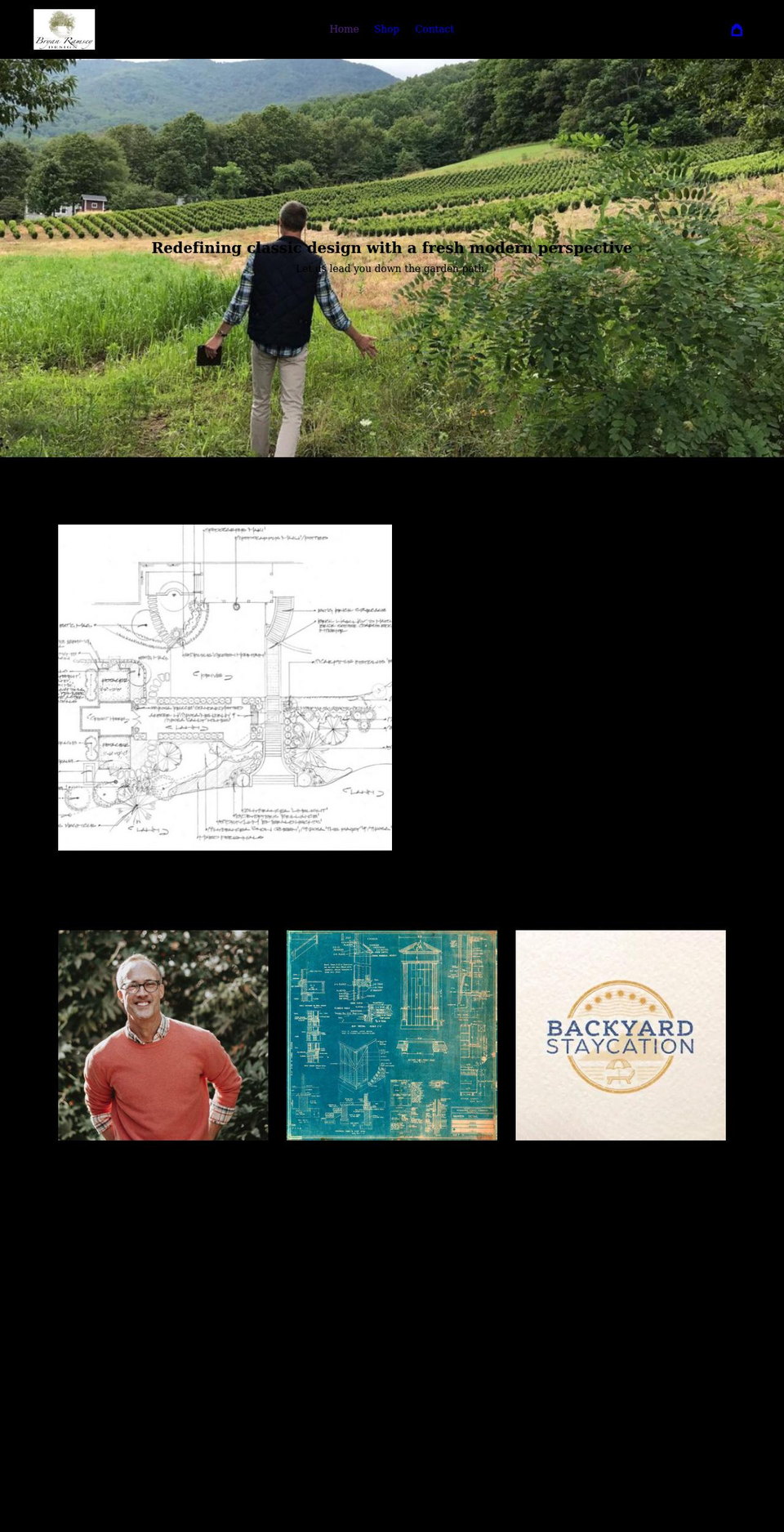 bryanramseydesign.com shopify website screenshot