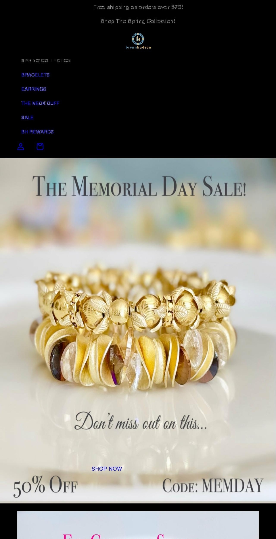 brynnhudson.com shopify website screenshot
