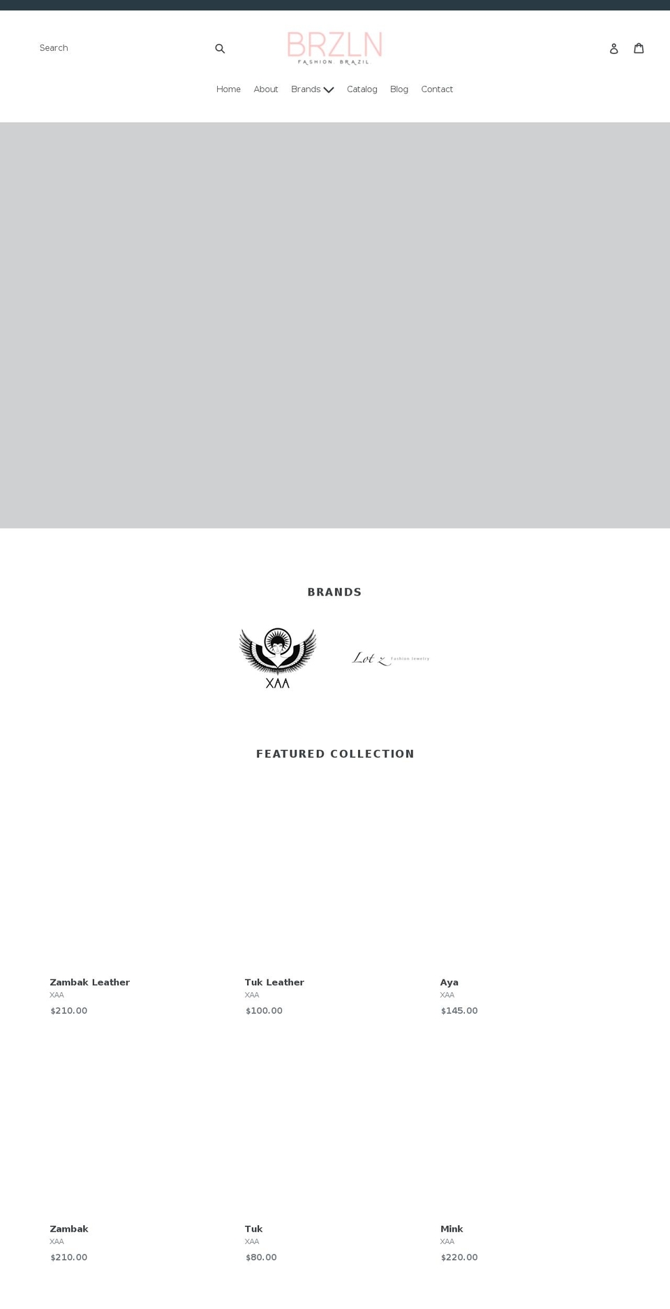 brzln.com shopify website screenshot