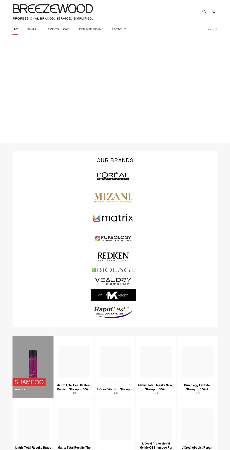 brzwd.co.za shopify website screenshot