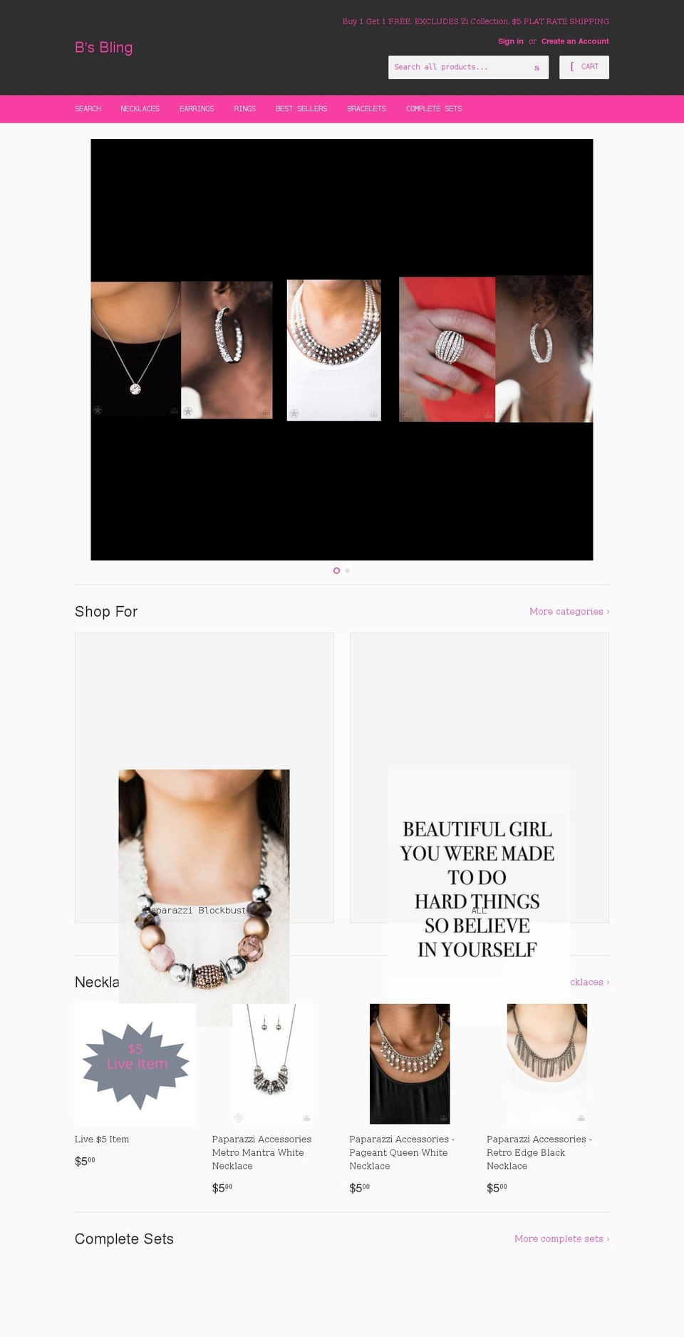 bsbling.com shopify website screenshot