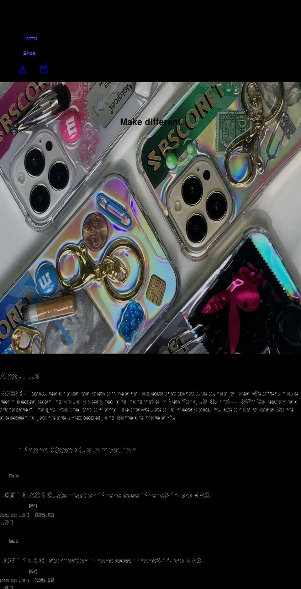 bscoret.com shopify website screenshot