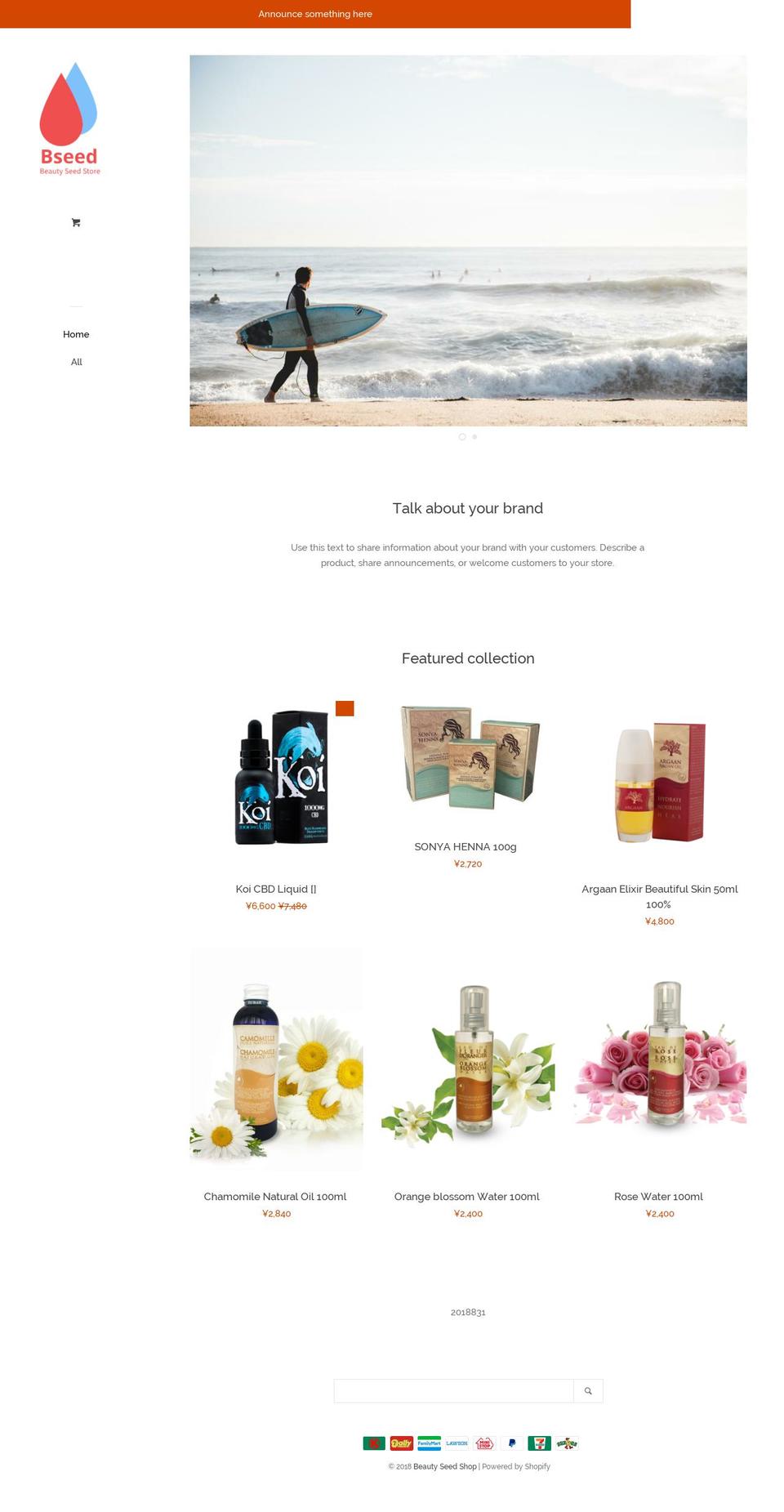 bseed.net shopify website screenshot