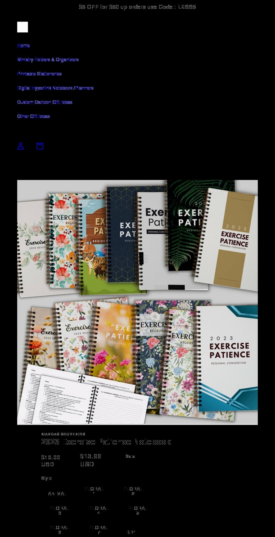 bsouvenirs.com shopify website screenshot