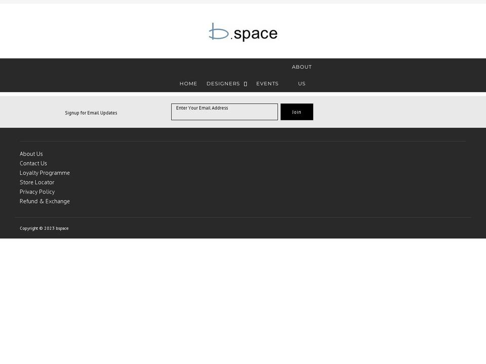 bspace.my shopify website screenshot