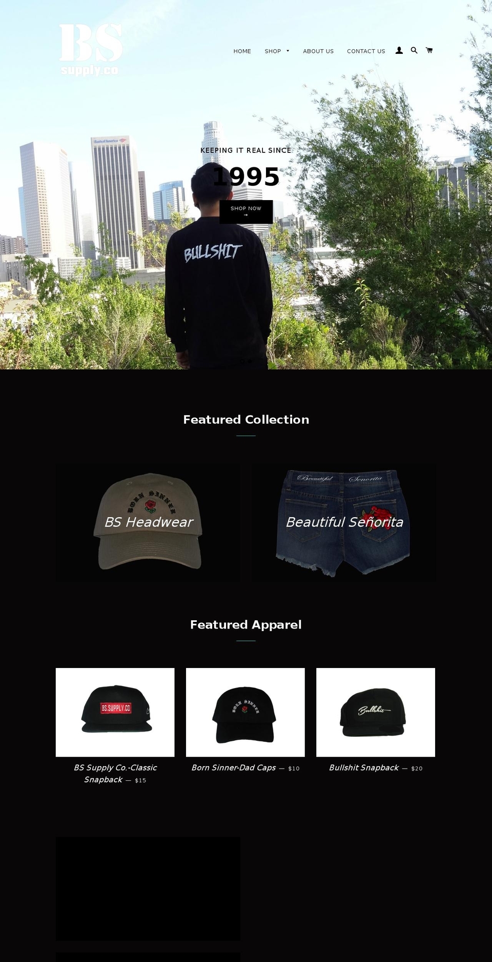 bssupplyco.com — Shopify storefront screenshot