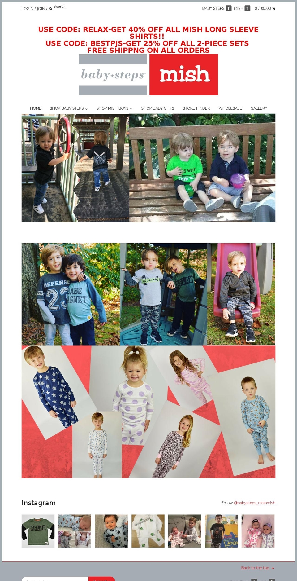 bsteps.com shopify website screenshot