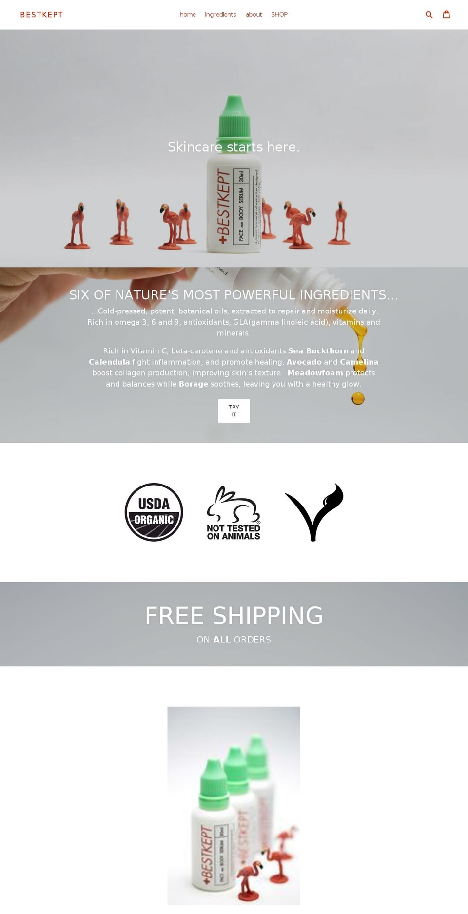 bstkpt.com — Shopify storefront screenshot