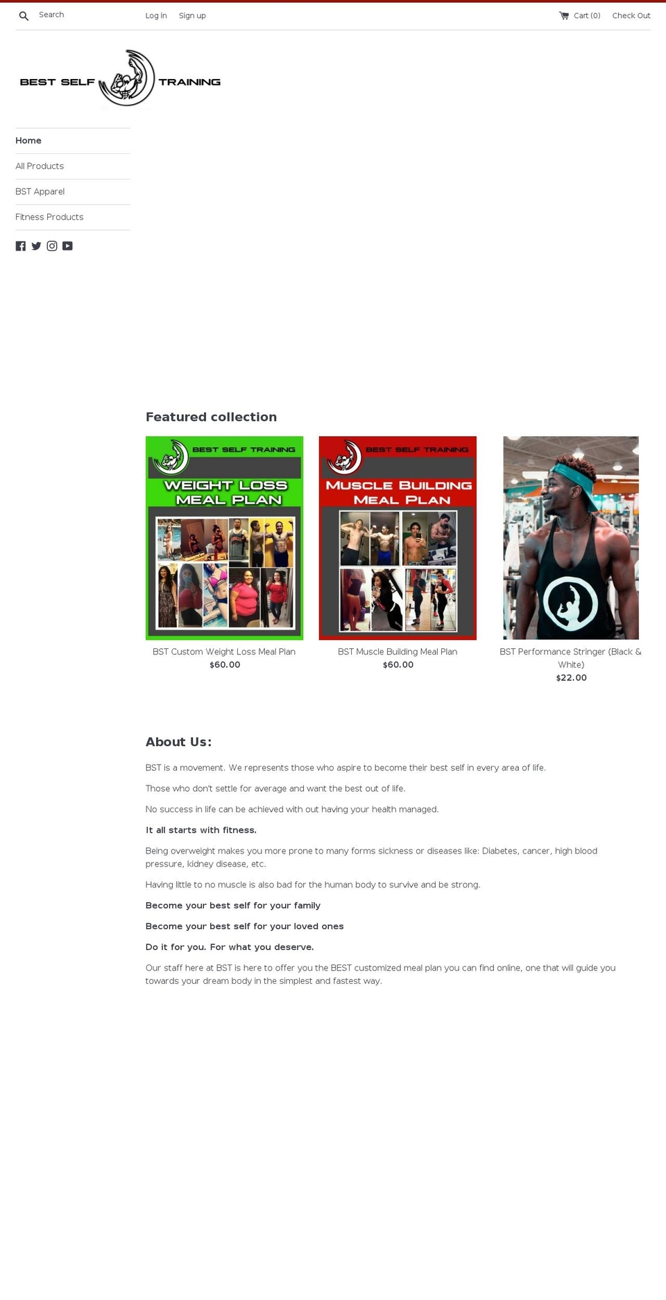 bstnation.com — Shopify storefront screenshot