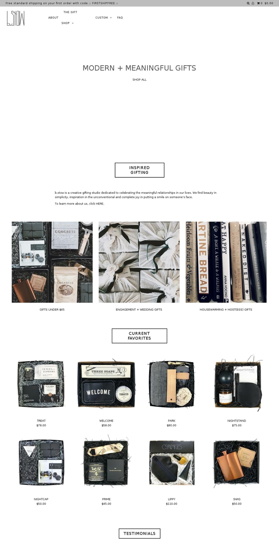 bstowboxes.com shopify website screenshot
