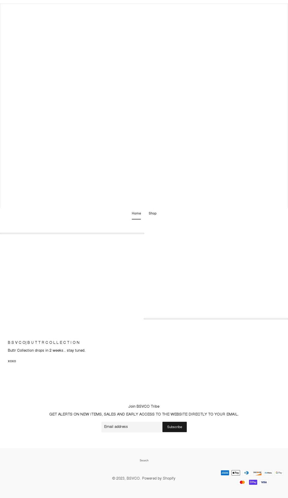 bsvco.shop shopify website screenshot