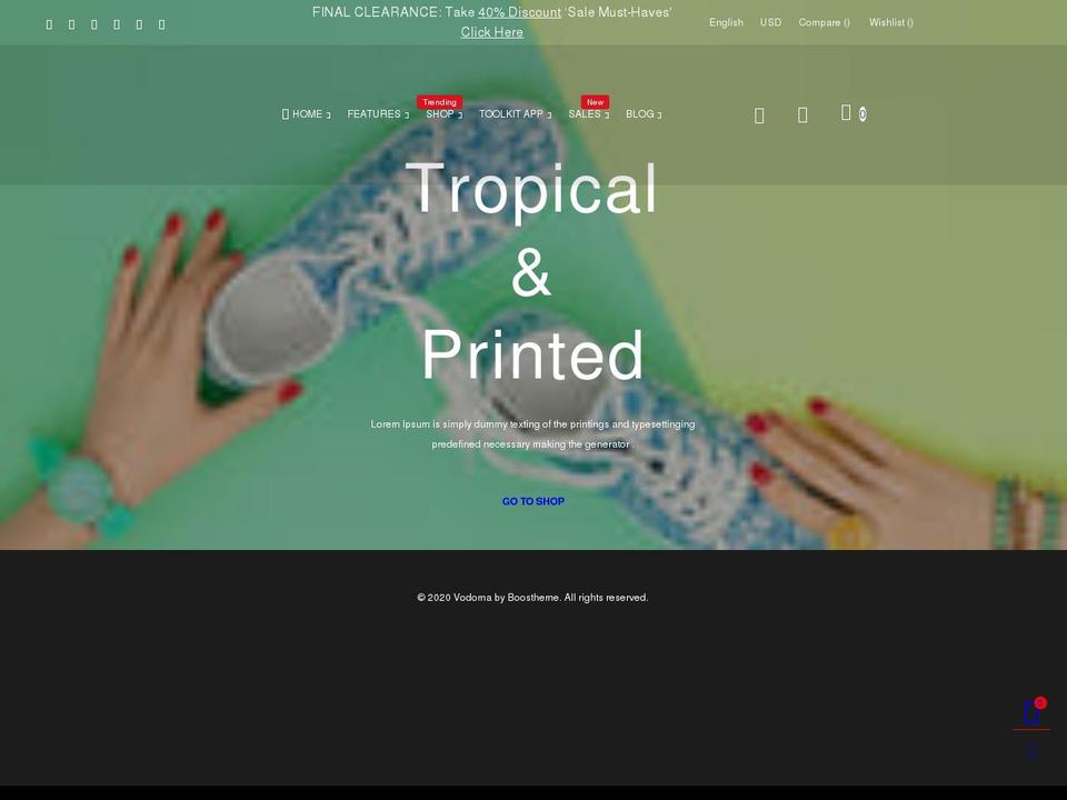 bt-vodoma-4.myshopify.com shopify website screenshot