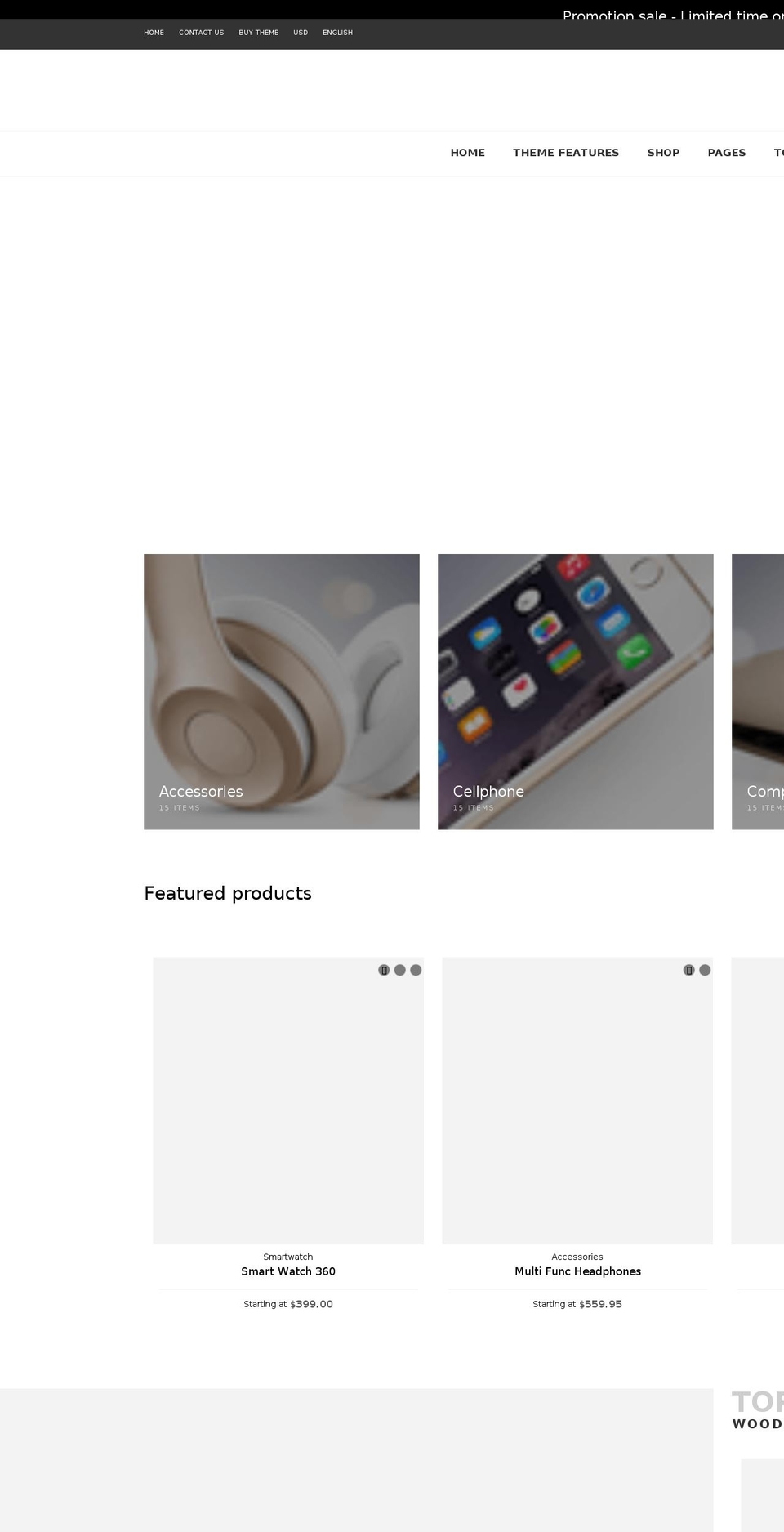 bt-woodstock-electronics-demo.myshopify.com shopify website screenshot