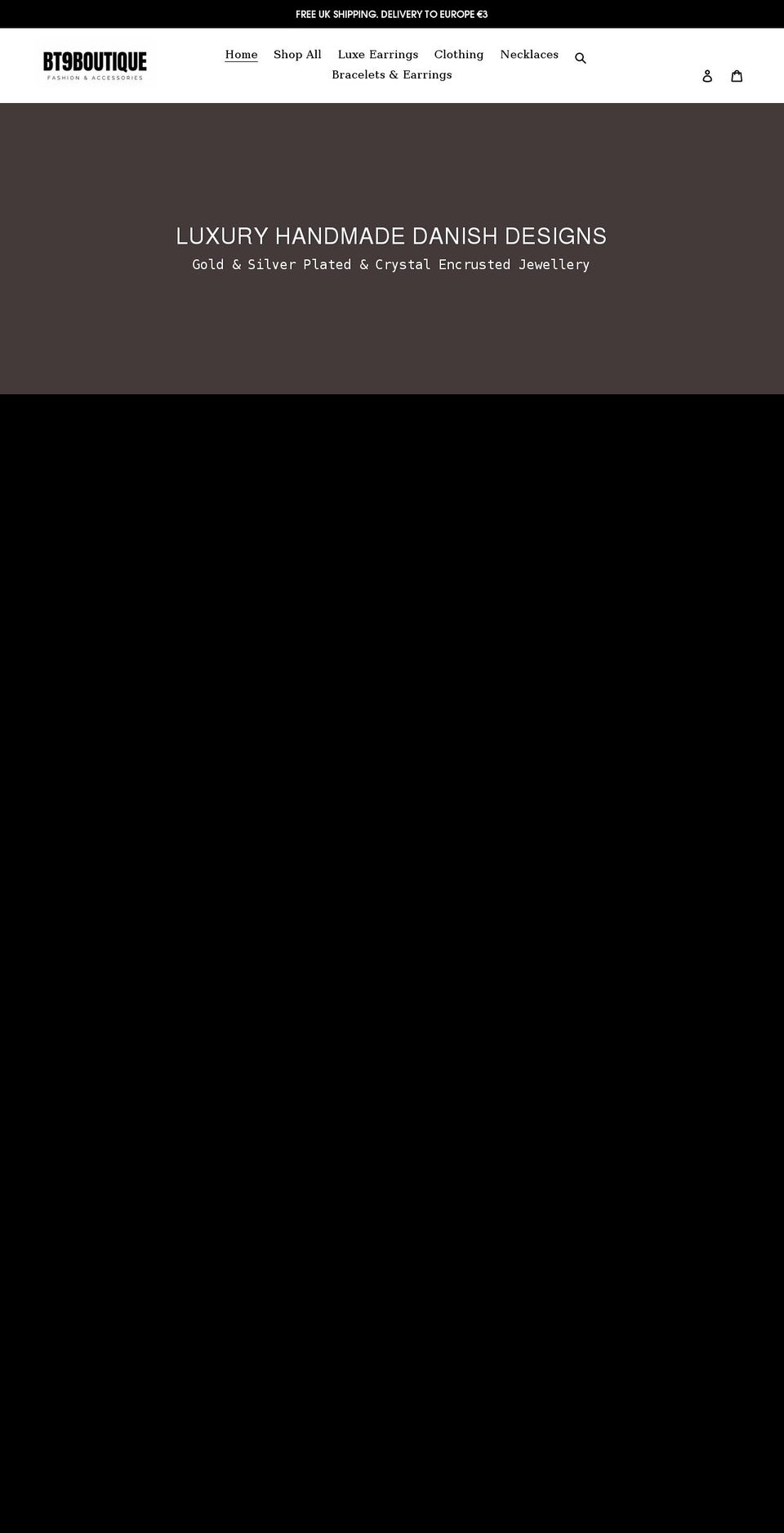 bt9boutique.com shopify website screenshot