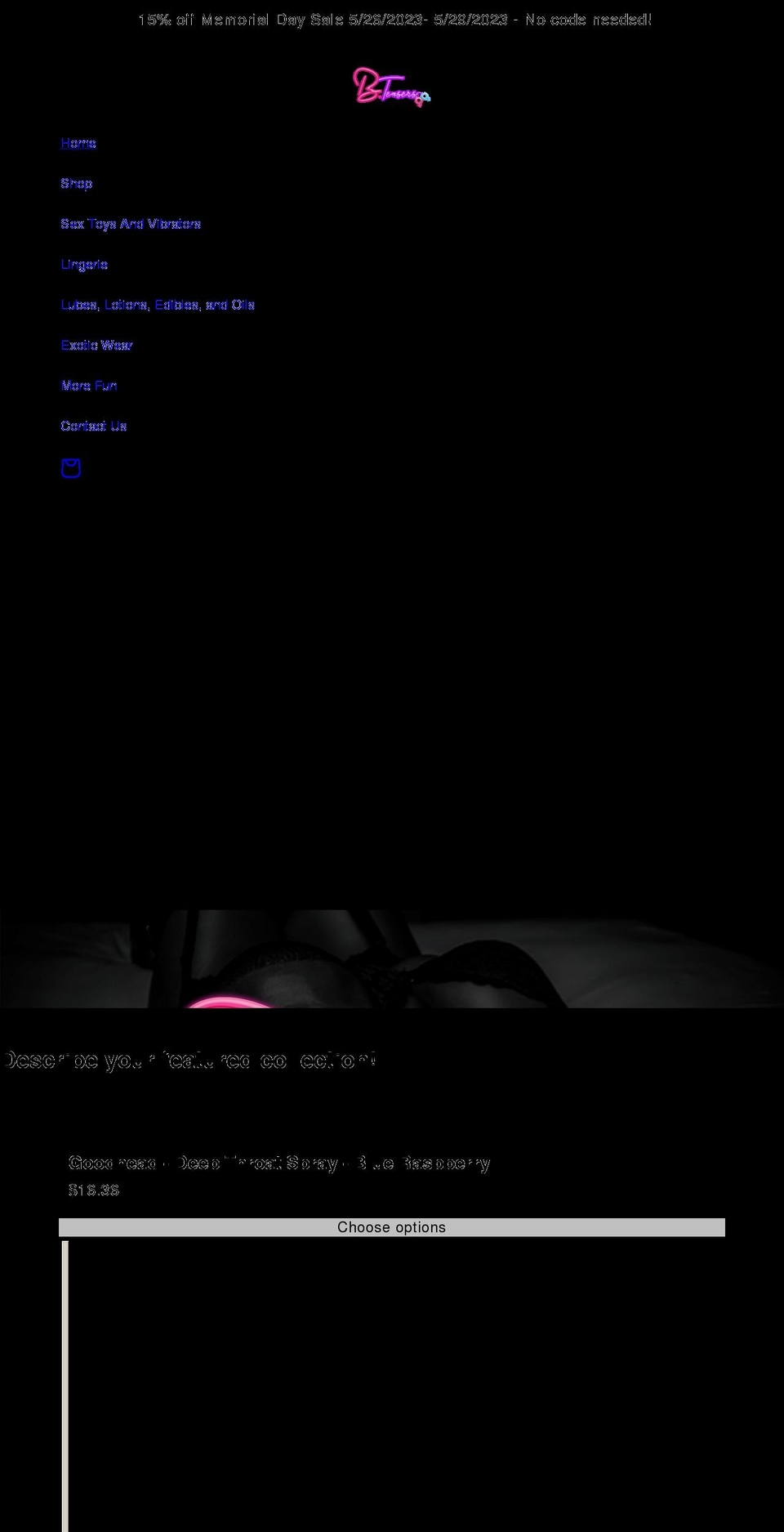 bteasersway.com shopify website screenshot