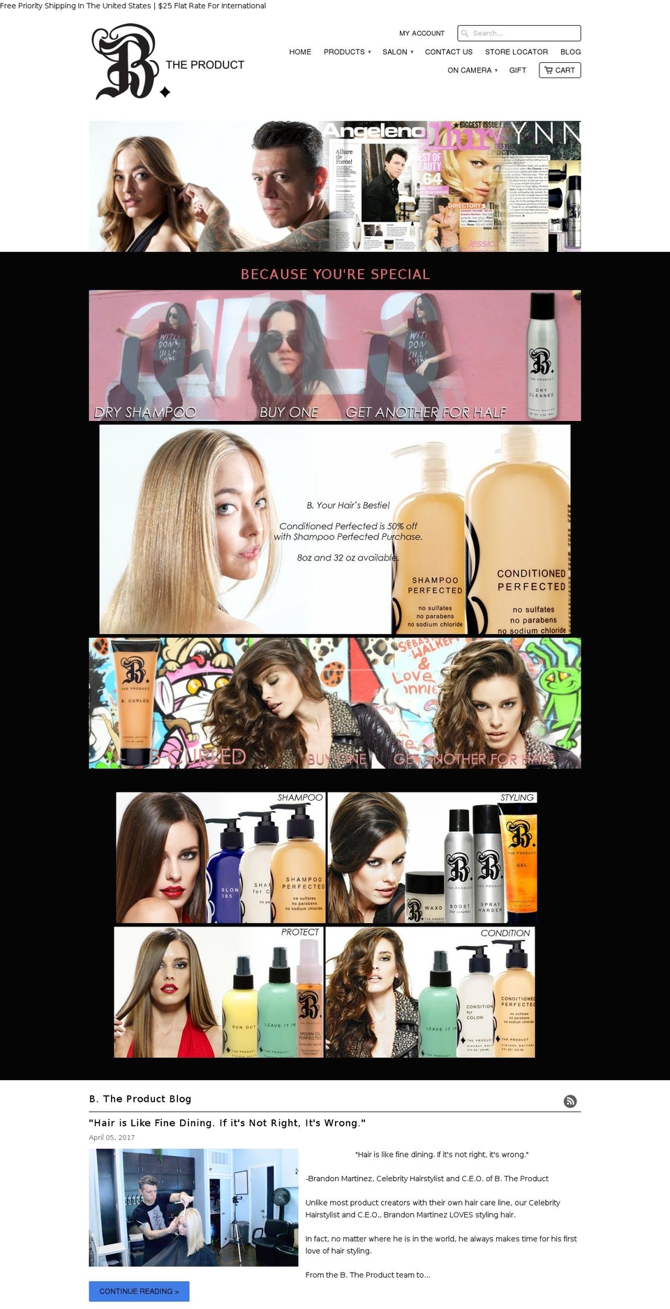 btheproduct.com shopify website screenshot