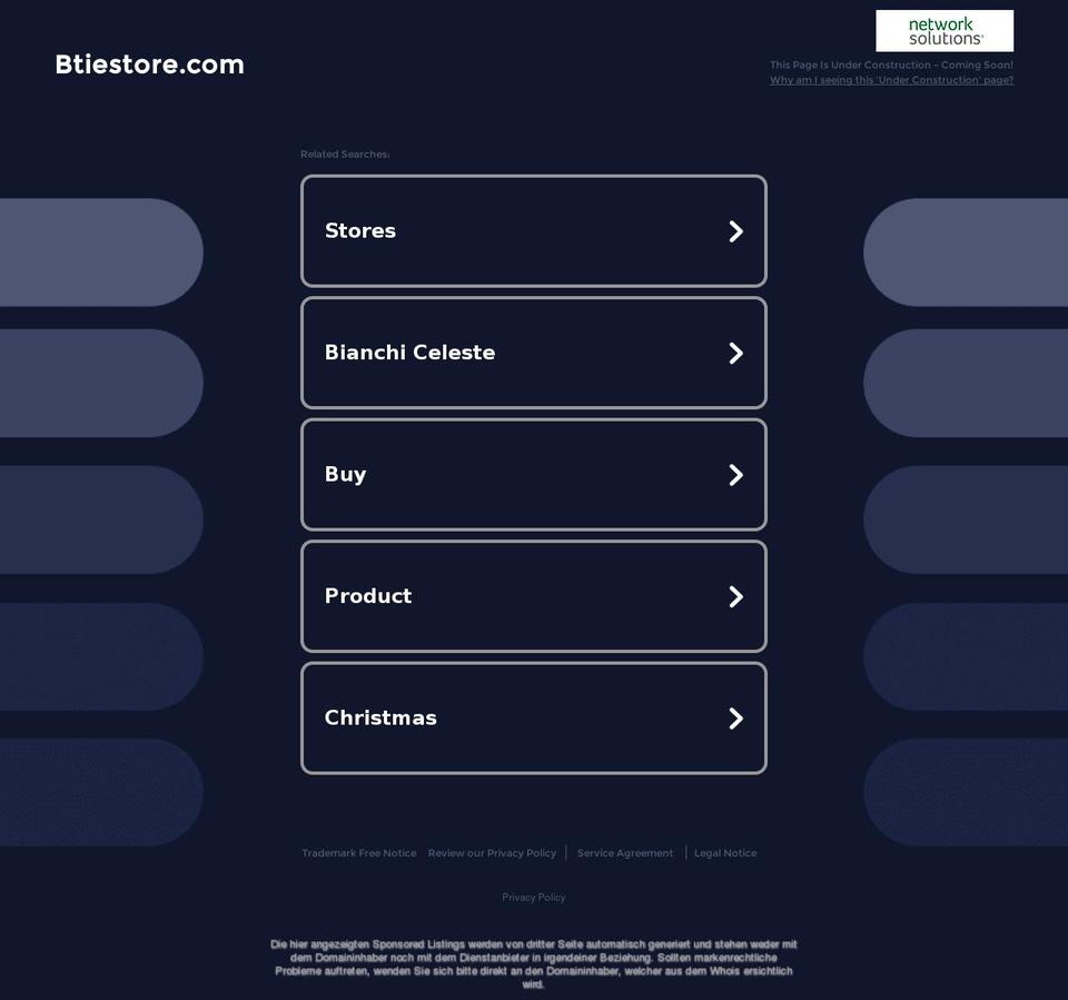 btiestore.com — Shopify storefront screenshot