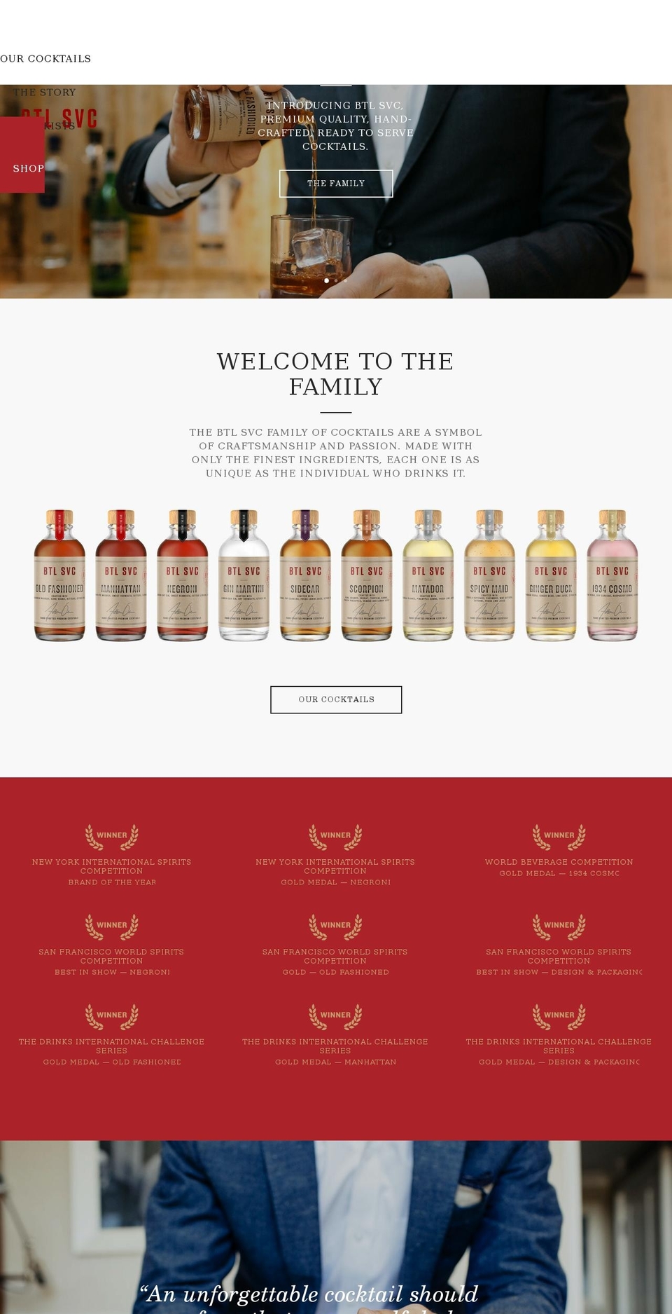BTL Shopify theme site example btlsvc.com