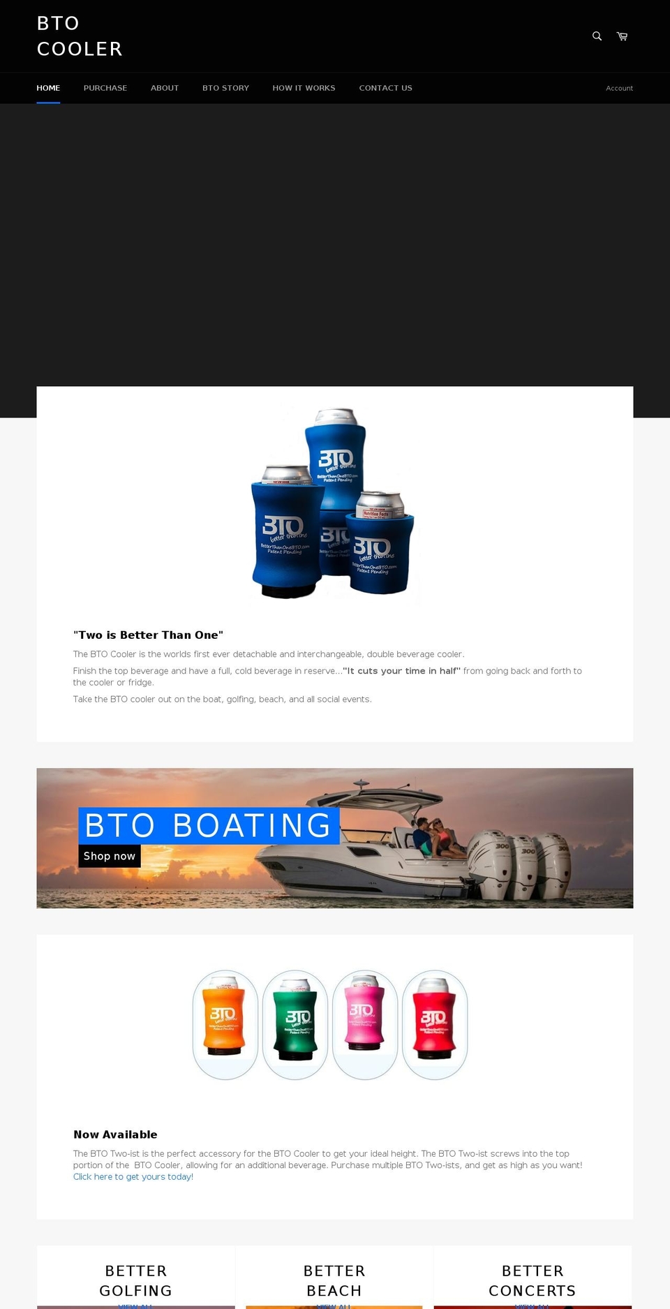 btocooler.com — Shopify storefront screenshot