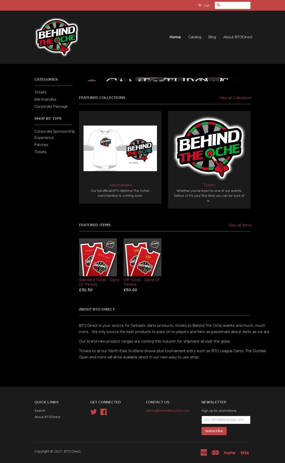btodirect.com shopify website screenshot