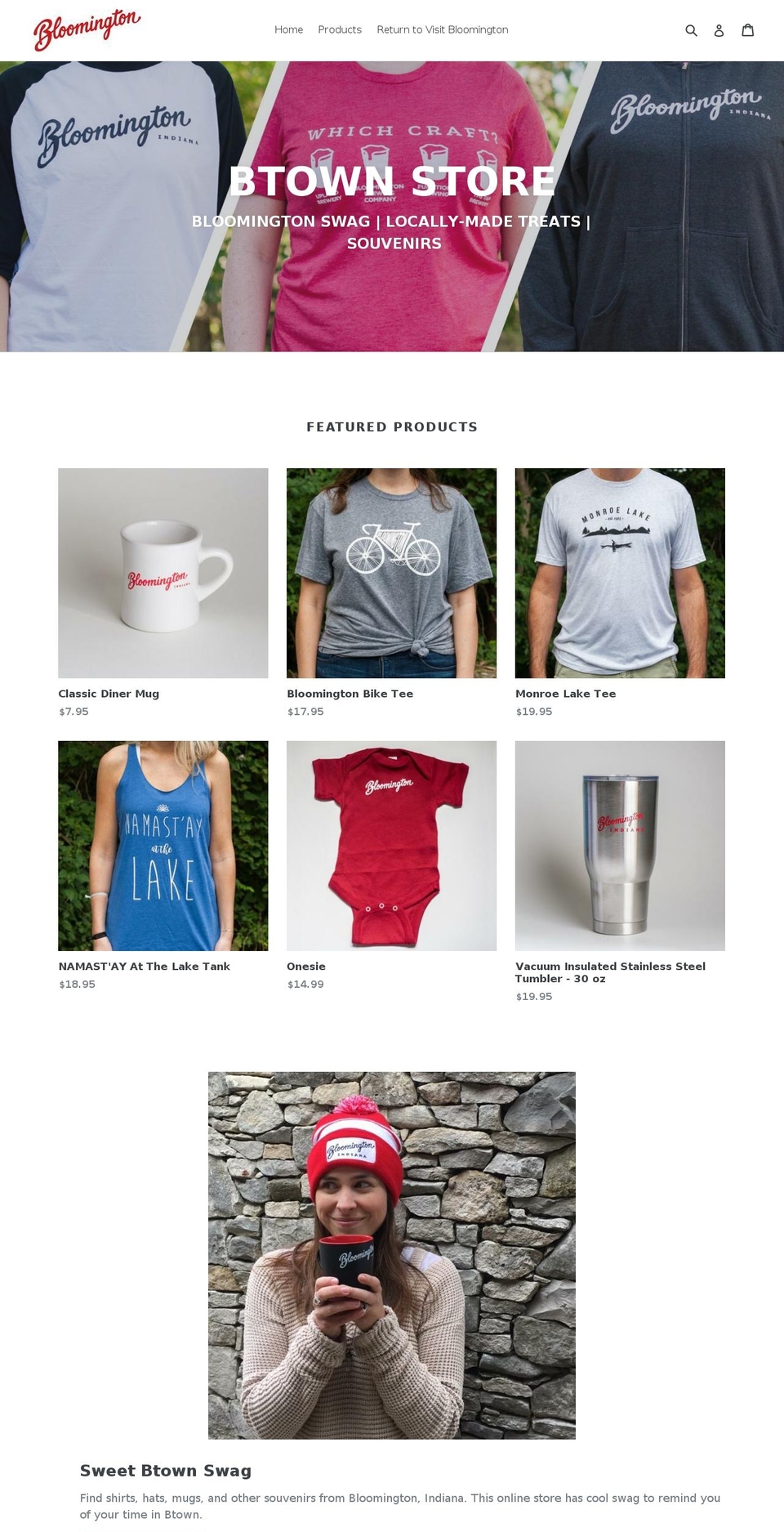 btownstore.com shopify website screenshot