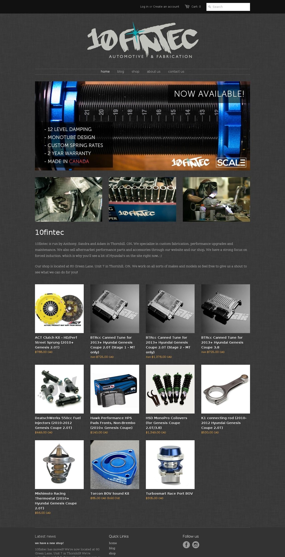 btrcanada.com shopify website screenshot