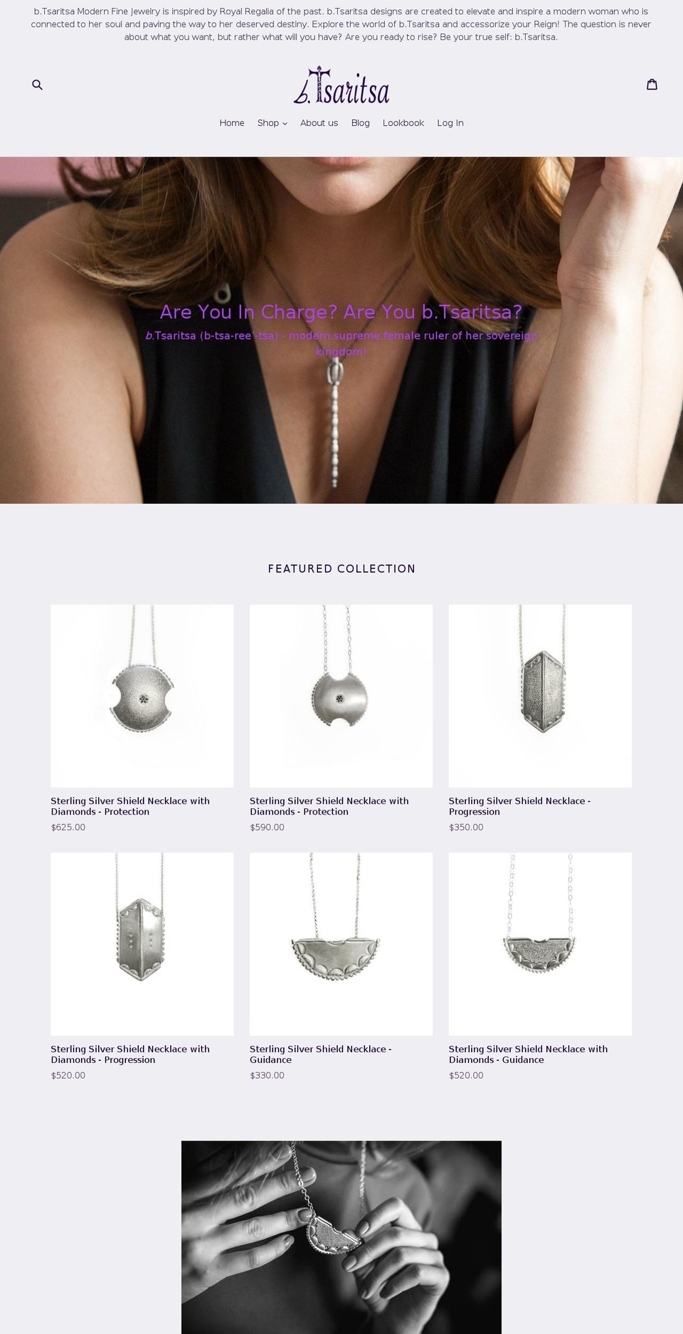 btsaritsa.com shopify website screenshot