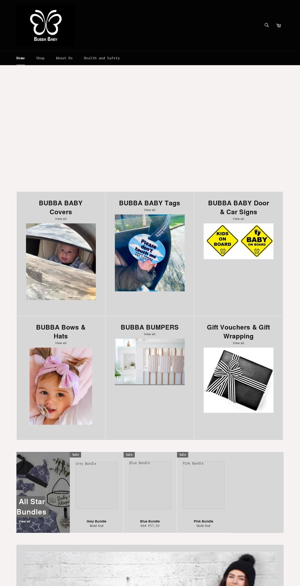 bubbababy.ie shopify website screenshot