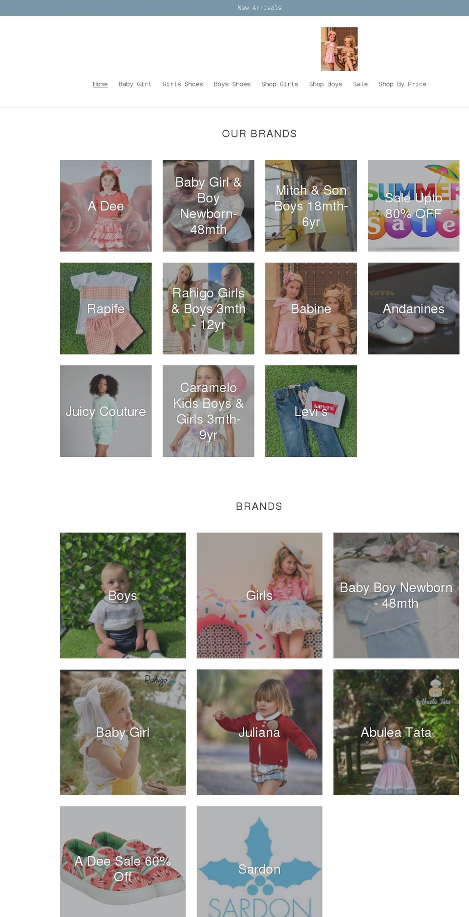 bubbabooties.co.uk shopify website screenshot