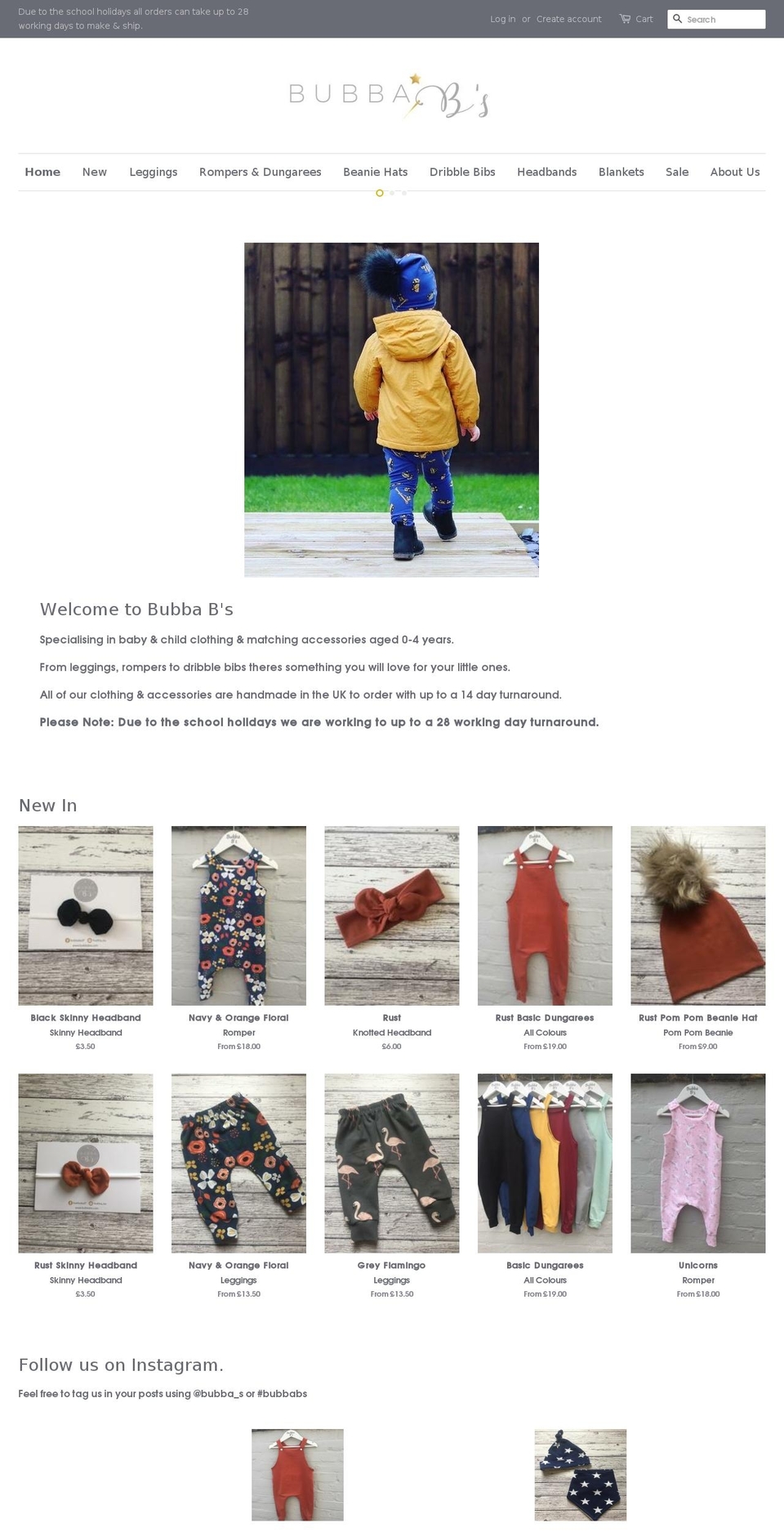 bubbabs.com — Shopify storefront screenshot