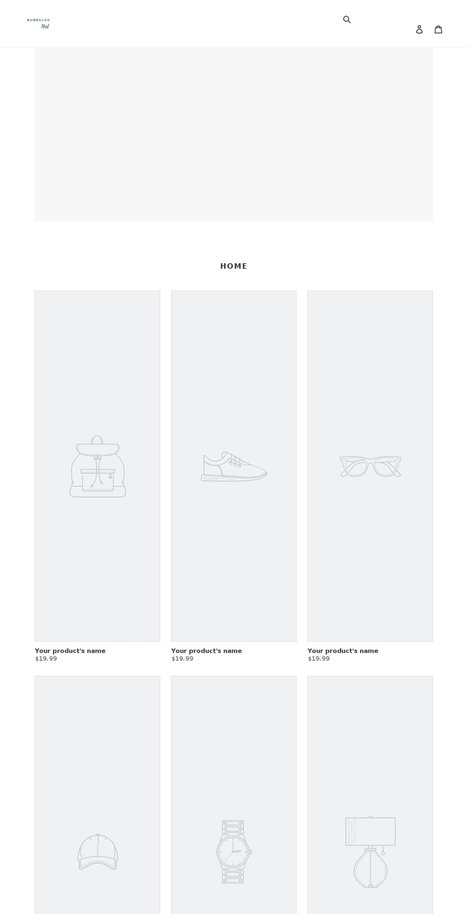 bubbaloonest.com shopify website screenshot