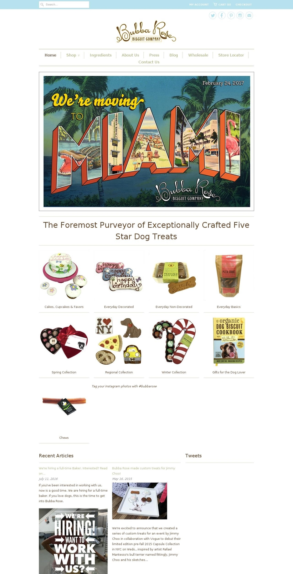 bubbarose.com shopify website screenshot